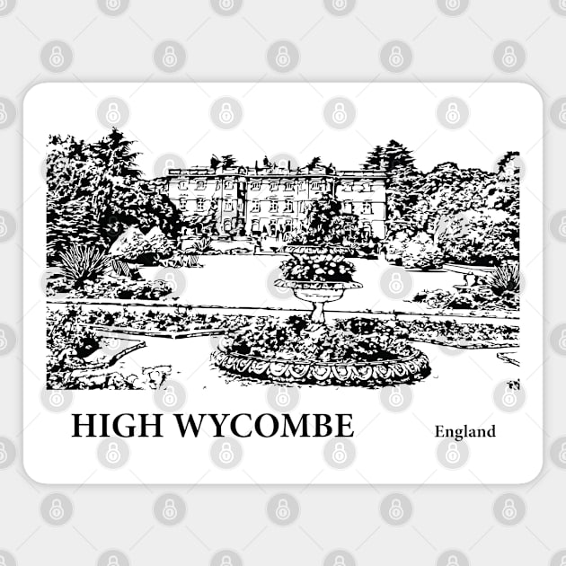 High Wycombe England Magnet by Lakeric
